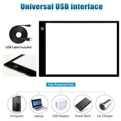 Diamond Painting Accessories A4 Light Pad, Upgraded Light Board High Brightne…