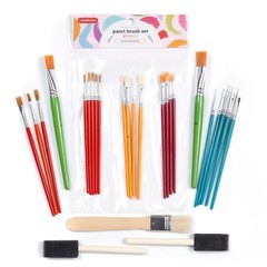 Incraftables Assorted Paint Brushes Set 25pcs