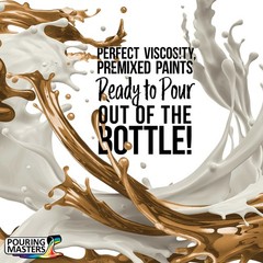 Pouring Masters 24 Karat Gold Metallic 32-Ounce (Quart) Acrylic Pouring Paint