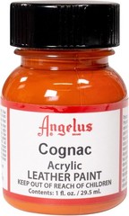 Acrylic Leather Paint in Cognac – 4 Fl Oz for Effortless Restoration & Revamping