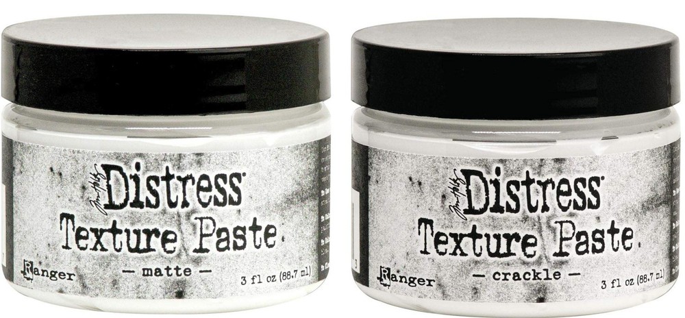 Tim Holtz Distress 2020 Texture Paste – Matte and Crackle – Two Jar Red Green