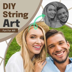 MindArts String Art Kit for Adults – DIY String Art with All Necessary Access…