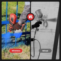 Cordless Paint Sprayer for Mwk M18 18V Batteries,Electric Paint Sprayer with …