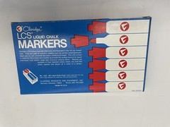 8 Pk Claridge Markers LCS Liquid Chalk Fiber Tip