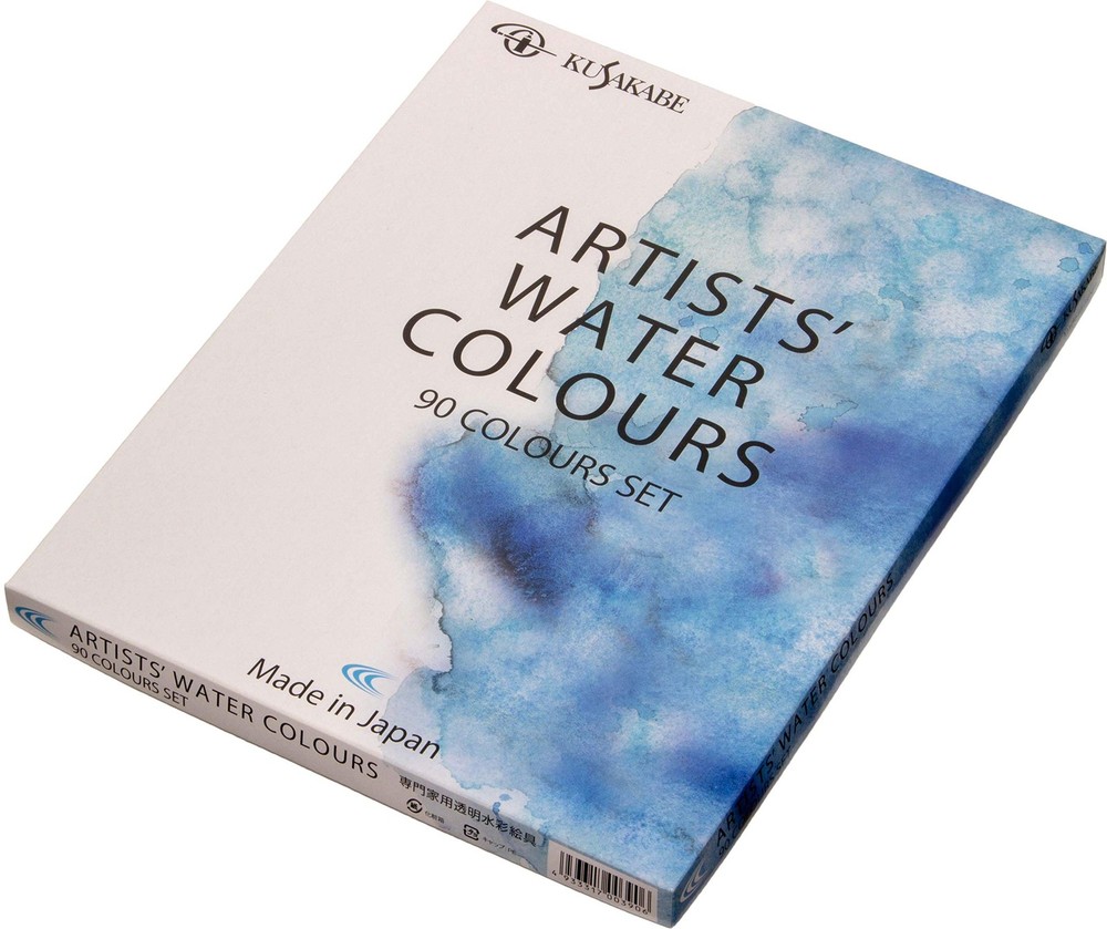 Kusakabe NW-90 Transparent Watercolor Paint 90 Color Set 0.2 fl oz 5 ml No. 2