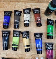 Liquitex Basics Arteza Acrylic Paint Colors Lot of 25+ Multiple Colors