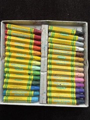 Crayola Oil Pastels Set, 28 Count Multicolor, Model 52-4628 used full set
