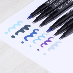Fabric Markers Permanent Dye Paint Textile Marker Pens Fine Tip for DIY Black
