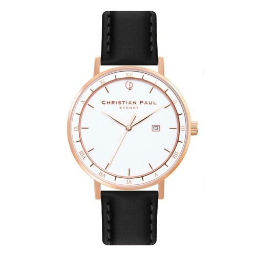Christian Paul ALPHA A001BKSPG 43mm Watch 5ATM (2-Year Warranty)