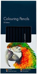 12 Colouring Pencils Set Super Soft for Kids Adult Books Artist Drawing School