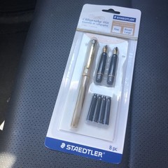 Staedtler Calligraphy Pen Set Writing Lettering 8 Piece Fine Broad Large Nibs