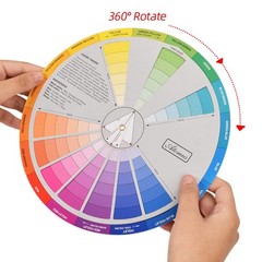 Creative Color Wheel, Paint Mixing Learning Guide Art Class mutil color