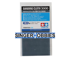 TAMIYA TAM87235 170x130mm Sanding Cloth (3000 Grit)