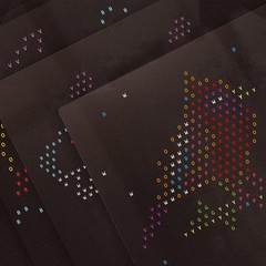 Ayidawedo 20PCS Refill Templates for Light Up 6.8×8 inches, Colorful