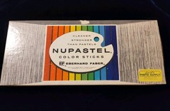 Vintage Eberhard Faber NUPASTEL Color Sticks 24 Colors Assorted No. 364