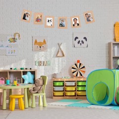 20pcs 1.8 x 2.4″ Kraft Paper Photo Frame Display Banner with Clips and String