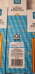 (60 PENCILS) Set Of 5 Pks Of Pen Gear No. 2 Wood Pencils. 12 Ct Each Pack New.