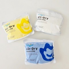 Air-Dry Foam Clay, Choose Your Color 3.5oz 100g Pack, Soft Stretchy Lightweight