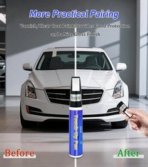 Black Touch Up Paint for Cars, Car Paint Touch Up Pen with Varnish Clear Coat Pe