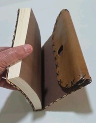 Brown Leather Stiched And Studded 8″x6″ Inch Journal-Art Sketch Book Thick Paper