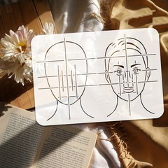 1pc Plastic Drawing Painting Stencils Templates for Painting on Scrapbook
