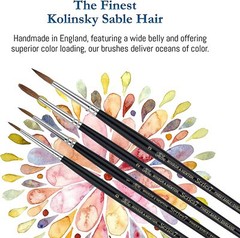 Winsor & Newton Series 7 Kolinsky Sable Watercolor Brush Sets