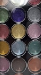 Kingart® Studio Pearlescent Watercolor Pan 21 Colors Sturdy Palette Holder Brush