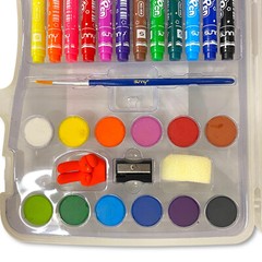 Sunny Art Painting Color Set for Toddlers Children, 130 Pcs