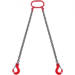 Chain Sling, 5/16 inch x 5 ft Lifting Chains with Hooks, G80 Engine Chain Ho…