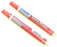 DYKEM MARKERS BRITE-MARK 2 PC INDUSTRIAL ALL PURPOSE RED #84006