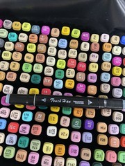 Alcohol Marker Pens Set 262pcs Dual Tip Art Markers for Drawing Coloring