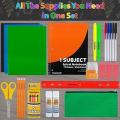 Back to School Supplies Kit 30 Piece for Girls Boys Kindergarten K-8