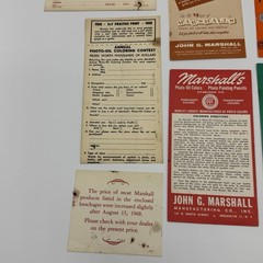 Vintage Marshalls Photo Oil Colors Movie Prop / Display With Paperwork 60s
