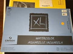Strathmore 300 Series Bristol Vellum Paper Pad & Canson XL Series Partial Pads