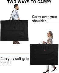 Durable 36×48 Art Portfolio Case – Lightweight with Versatile Carrying Options