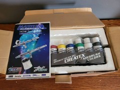 Master Airbrush ECO KIT-17 Multi-Purpose Gravity Feed Airbrushing System Kit