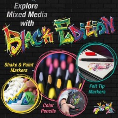 Shake & Paint Markers Metallic – 6 Count Dual Tip Acrylic Paint Pens Markers …