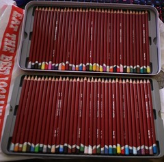 Derwent Pastel Pencils, 4mm Core, Metal Tin, 72 Count (32996)