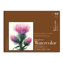 Strathmore Watercolor Pad Cold Press 18″x24″ 12 Sheets Wire Bound 140 lb