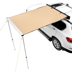 VEVOR Vehicle Awning 4.6’x6.6′ Shade Coverage Car Side Awning PU3000 mm UV50+
