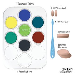 Artist Pastels by GOLDEN, Landscape Colors Starter Set, 7 Color, Professional…