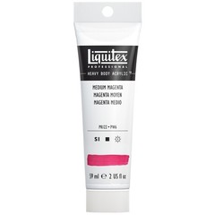Professional Heavy Body Acrylic Paint, 2-oz (59ml) Tube, Medium Magenta