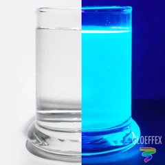 Invisible Blue UV Reactive Water Dye Intense Glow with Blacklight!!