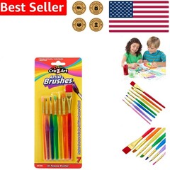 Artist Brushes 7 Count All Purpose Translucent Handles Acrylic Paint Quality