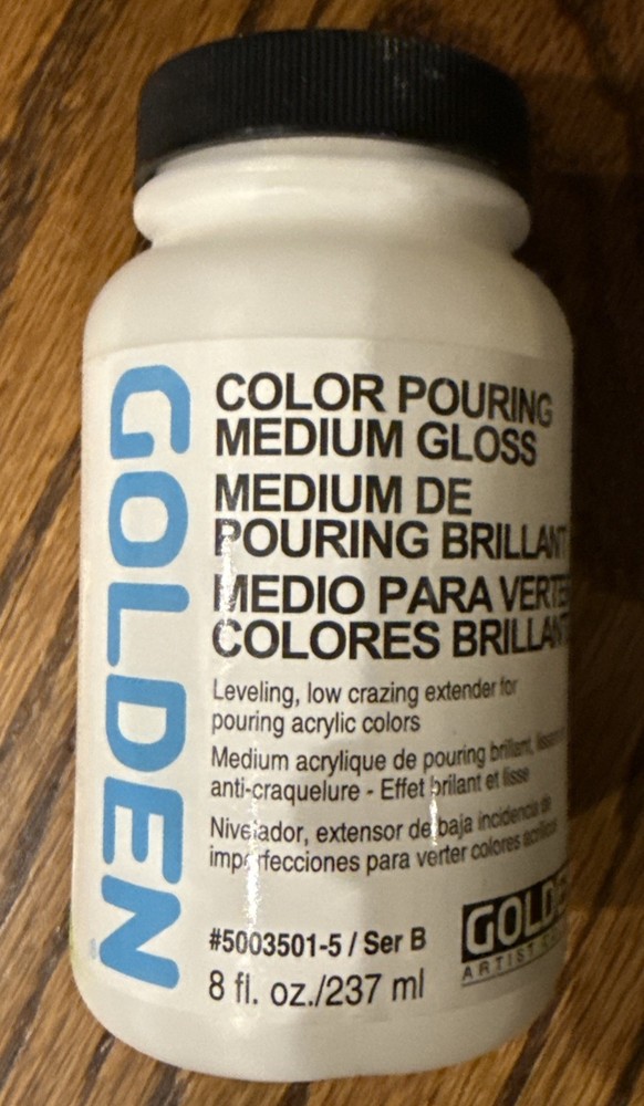 NEW Golden Gloss Pouring Medium – 8oz Acrylic Painting Medium Gel Pour Art Drip