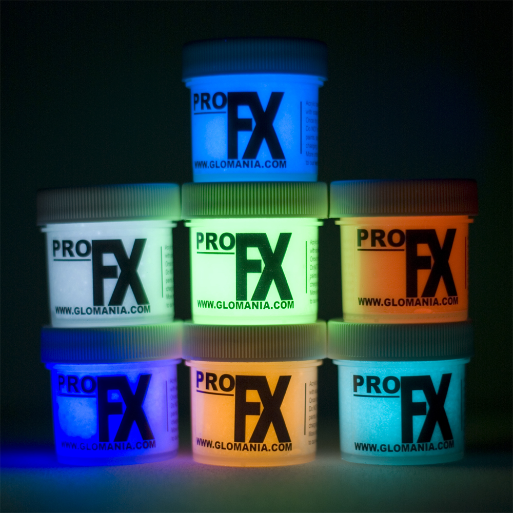 Cosmic star ceiling acrylic Glow Paint, Aqua Blue Green Lilac Red Orange white