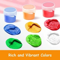 700Pcs Mini Acrylic Paint Set, 50 Sets 12 Colors Washable Acrylic Paints Bulk…