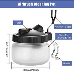 EBEST 4 SET Airbrush Cleaning Kit Repair Tools Needle Nozzle Brush Glass…