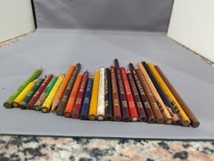 Vintage 1980 Berol PRISMACOLOR Set of 24 Used Color Pencils Made in Canada