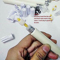 10 Empty new refillable reusable DIY paint pens for artists wood rocks glass etc